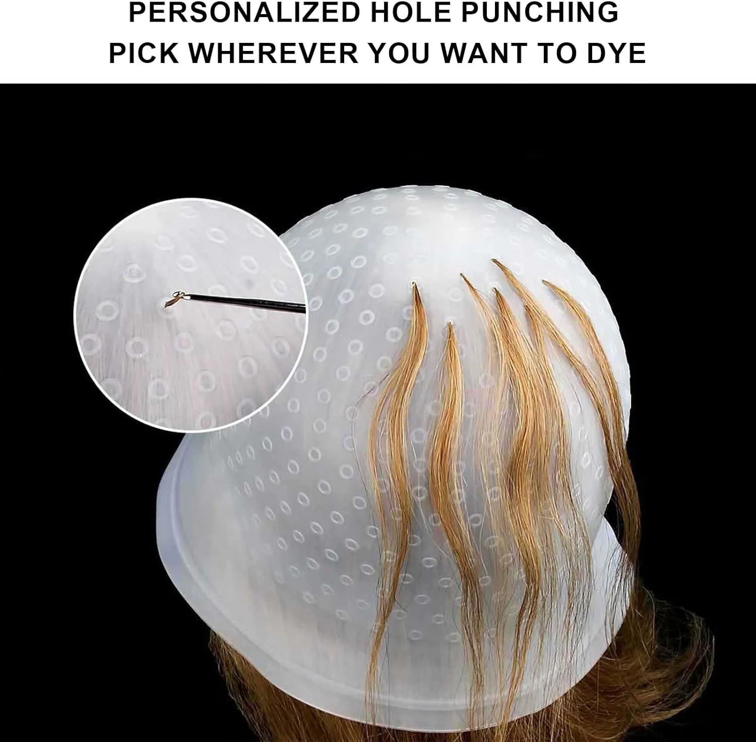 کلاه مش - کلاه مش سیلیکونی حرفه ای ShiningUU با قلاب رنگ مو - سوراخ دار، قابل استفاده مجدد برای رنگ کردن، دکلره و ابزار رنگ آمیزی مو، ابزار آرایشگری سیلیکونی حرفه ای سالن کلاه مش - کلاه مش سیلیکونی حرفه ای ShiningUU با قلاب رنگ مو - سوراخ دار، قابل استفاده مجدد برای رنگ کردن، دکلره و ابزار رنگ آمیزی مو، ابزار آرایشگری سیلیکونی حرفه ای سالن