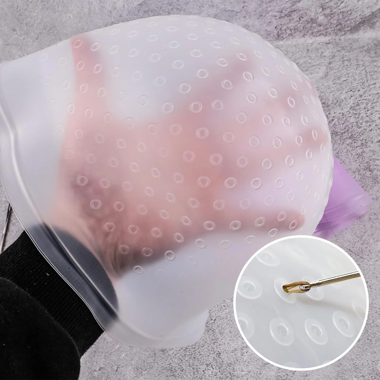 کلاه مش، کلاه مش سیلیکونی، کلاه مش مو با قلاب رنگ مو، تمیز کردن آسان و قابل استفاده مجدد، مناسب برای آقایان و خانم ها، برای رنگ کردن حرفه ای مو، مش کردن، آرایشگری. کلاه مش، کلاه مش سیلیکونی، کلاه مش مو با قلاب رنگ مو، تمیز کردن آسان و قابل استفاده مجدد، مناسب برای آقایان و خانم ها، برای رنگ کردن حرفه ای مو، مش کردن، آرایشگری.