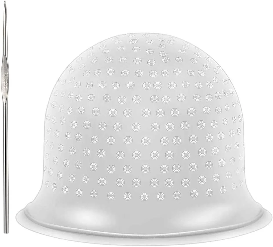 کلاه رنگ مو سیلیکونی، کلاه هایلایت مو، کلاه رنگ مو قابل استفاده مجدد، کلاه رنگ آمیزی با قلاب، برای رنگ کردن مو در خانه یا سالن برای زنان و دختران کلاه رنگ مو سیلیکونی، کلاه هایلایت مو، کلاه رنگ مو قابل استفاده مجدد، کلاه رنگ آمیزی با قلاب، برای رنگ کردن مو در خانه یا سالن برای زنان و دختران