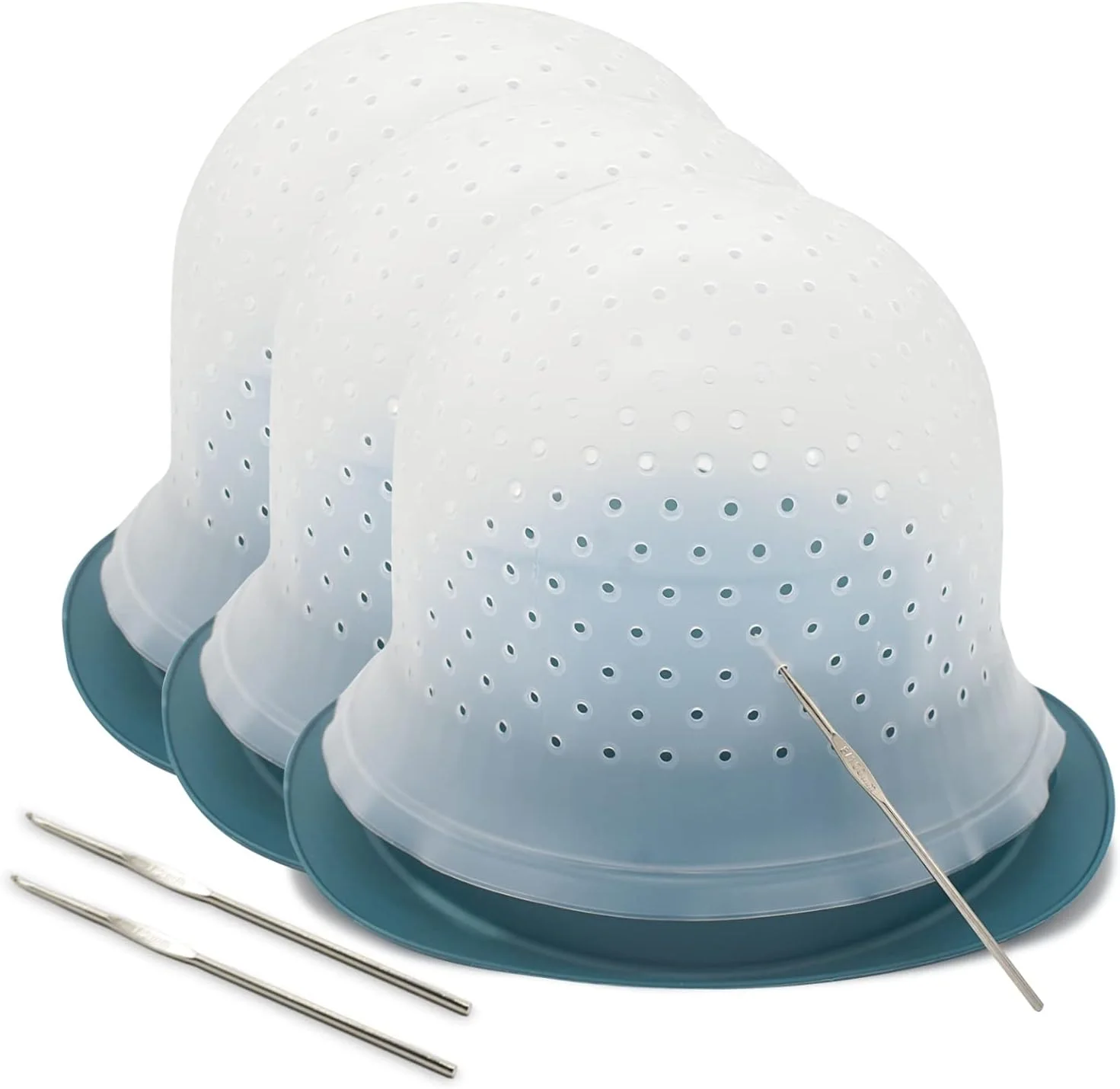 کلاه مش مو سوراخ دار لوساریا با کیت قلاب، کلاه رنگ سیلیکونی، کلاه فراستینگ، کلاه هایلایت DIY در خانه، آرایشگاه، کلاه هایلایت قابل استفاده مجدد، از قبل پانچ شده 3 عدد (سفید) کلاه مش مو سوراخ دار لوساریا با کیت قلاب، کلاه رنگ سیلیکونی، کلاه فراستینگ، کلاه هایلایت DIY در خانه، آرایشگاه، کلاه هایلایت قابل استفاده مجدد، از قبل پانچ شده 3 عدد (سفید)