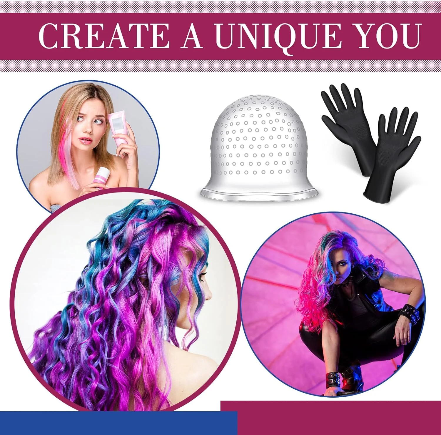 کلاه مش و هایلایت مو Canlierr به همراه قلاب، دستکش رنگ مشکی، کیت قابل استفاده مجدد برای لوازم جانبی هایلایت سیلیکونی، مناسب سالن و منزل کلاه مش و هایلایت مو Canlierr به همراه قلاب، دستکش رنگ مشکی، کیت قابل استفاده مجدد برای لوازم جانبی هایلایت سیلیکونی، مناسب سالن و منزل