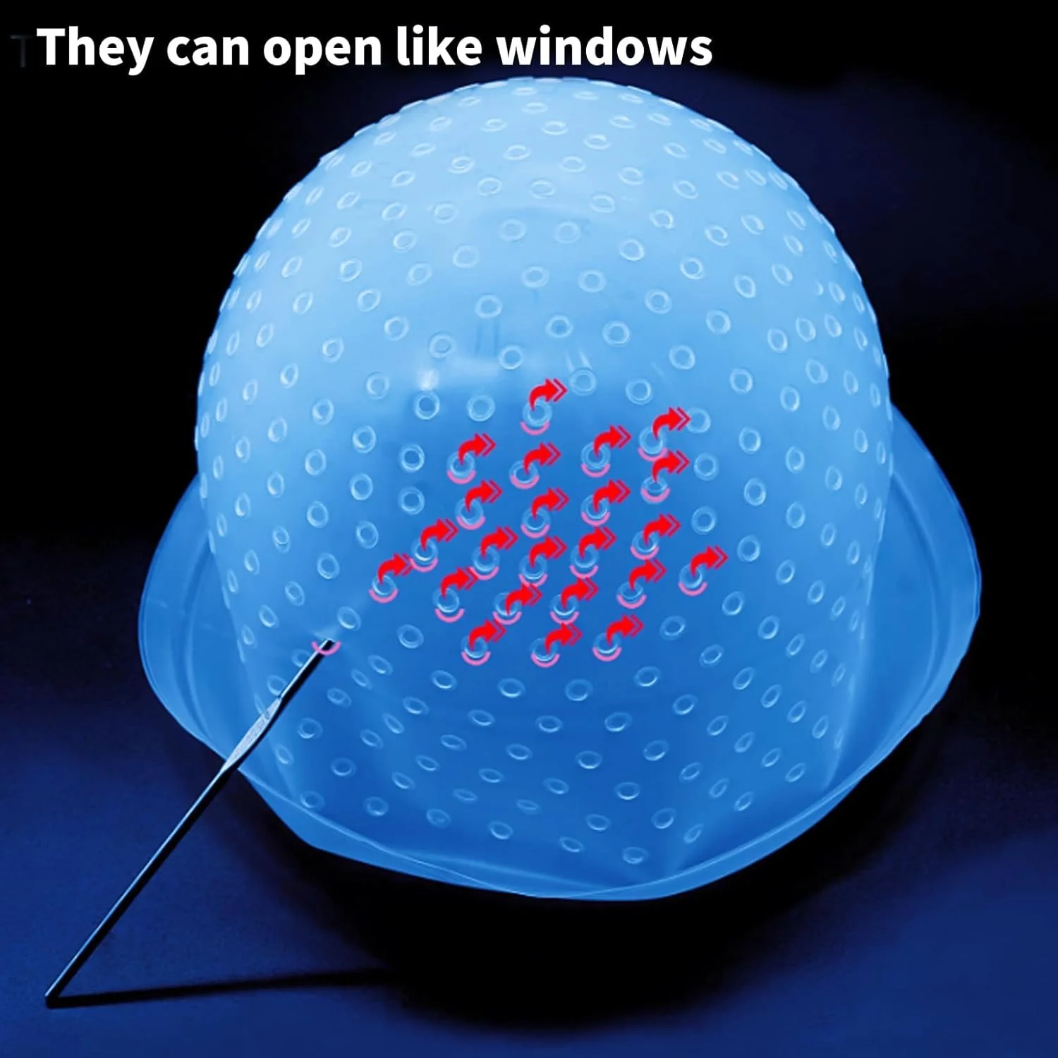 کلاه مش با قلاب، کیت پوشش سر سیلیکونی، با سوزن، ابزار رنگ آمیزی، ابزار رنگ و مش موی قابل استفاده مجدد برای زنان و مردان (آبی) کلاه مش با قلاب، کیت پوشش سر سیلیکونی، با سوزن، ابزار رنگ آمیزی، ابزار رنگ و مش موی قابل استفاده مجدد برای زنان و مردان (آبی)