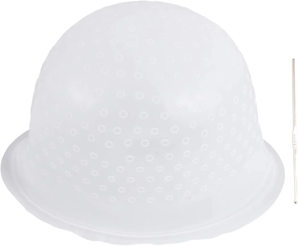 کلاه سیلیکونی مش و رنگ مو به همراه قلاب، مناسب برای استفاده در خانه و سالن کلاه سیلیکونی مش و رنگ مو به همراه قلاب، مناسب برای استفاده در خانه و سالن