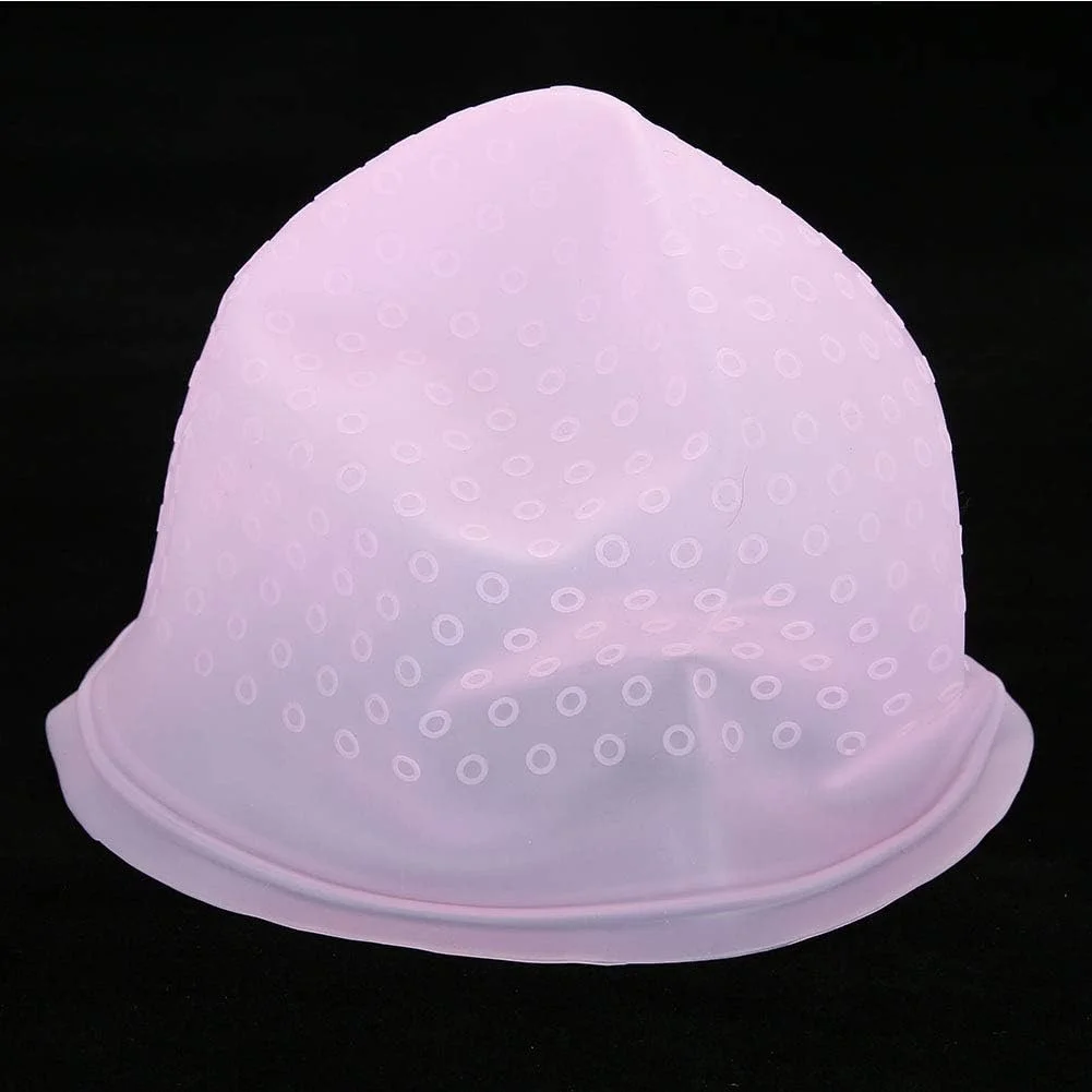 کلاه مش حرفه ای قابل استفاده مجدد با قلاب، کلاه رنگ مو سیلیکونی، ابزار آرایشگری سالن