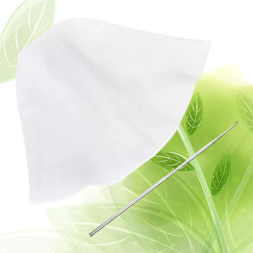 دو عدد کلاه رنگ با قلاب، ابزار رنگ کردن سیلیکونی قابل استفاده مجدد برای هایلایت مو، مناسب برای خانم ها و آقایان دو عدد کلاه رنگ با قلاب، ابزار رنگ کردن سیلیکونی قابل استفاده مجدد برای هایلایت مو، مناسب برای خانم ها و آقایان