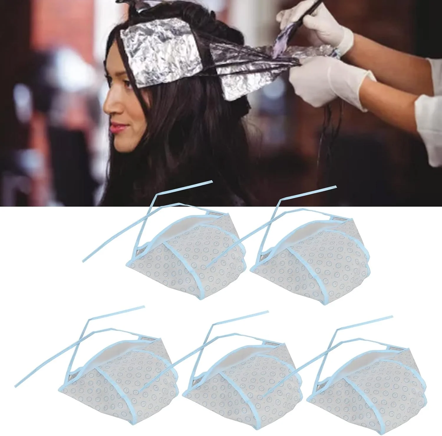 کلاه رنگ مو هایلایت، لایه بیرونی EVA، مناسب و راحت برای رنگ کردن مو در سالن کلاه رنگ مو هایلایت، لایه بیرونی EVA، مناسب و راحت برای رنگ کردن مو در سالن