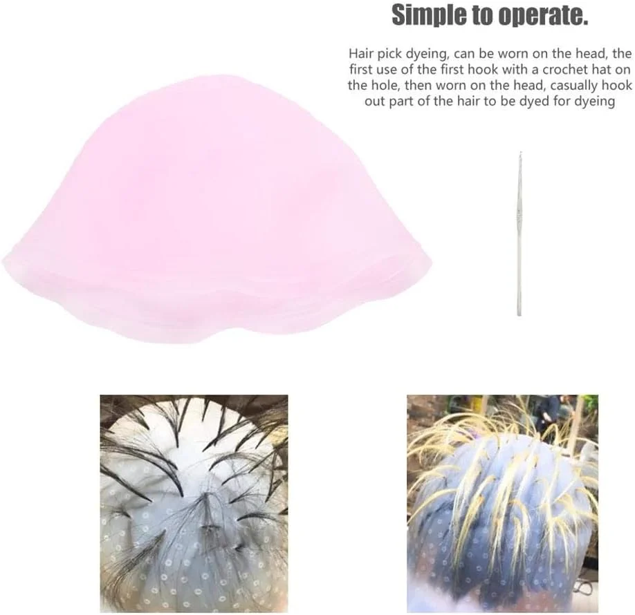 کلاه رنگ مو سیلیکونی، ابزار رنگ مو با قلاب، کلاه رنگساژ، ابزار حرفه ای آرایشگری سیلیکونی (آبی) کلاه رنگ مو سیلیکونی، ابزار رنگ مو با قلاب، کلاه رنگساژ، ابزار حرفه ای آرایشگری سیلیکونی (آبی)