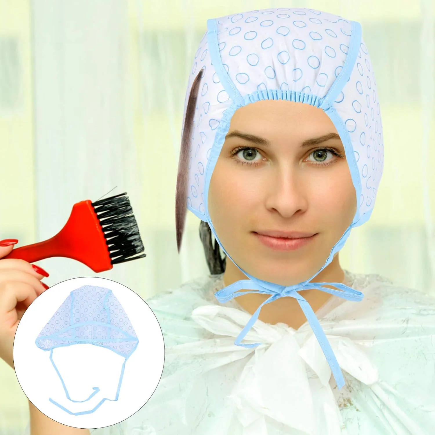 لوروز، کیت کلاه مش مو 30 عددی، کلاه رنگ مو برای هایلایت با قلاب پلاستیکی مناسب برای استفاده در خانه و سالن (آبی) لوروز، کیت کلاه مش مو 30 عددی، کلاه رنگ مو برای هایلایت با قلاب پلاستیکی مناسب برای استفاده در خانه و سالن (آبی)