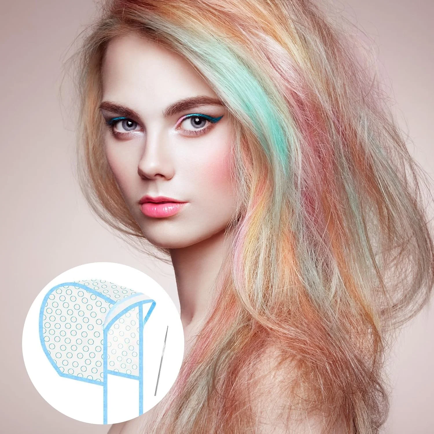 مجموعه ابزار رنگ و هایلایت مو فاونوو شامل کلاه هایلایت، برس رنگ و قلاب مجموعه ابزار رنگ و هایلایت مو فاونوو شامل کلاه هایلایت، برس رنگ و قلاب