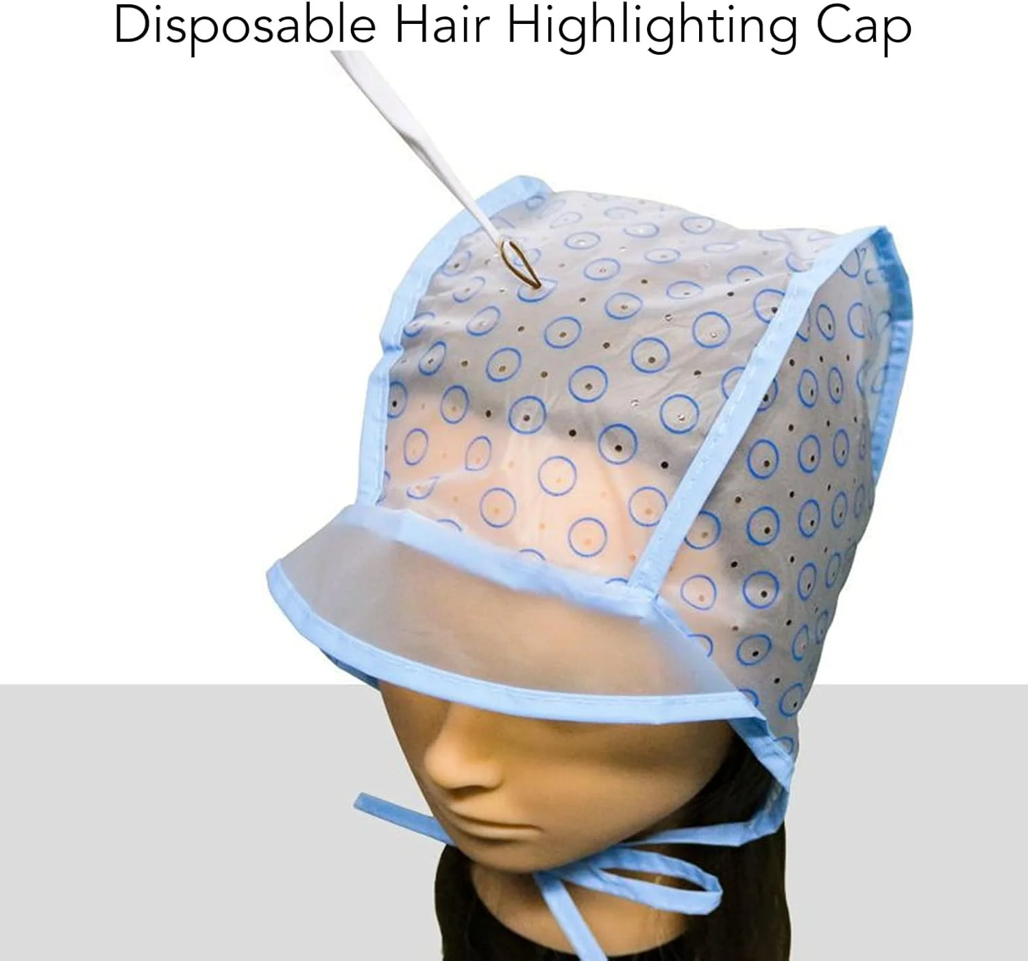 کلاه مش مو به همراه قلاب پلاستیکی، 5 عدد کلاه مش برای هایلایت کردن مو در خانه و سالن کلاه مش مو به همراه قلاب پلاستیکی، 5 عدد کلاه مش برای هایلایت کردن مو در خانه و سالن