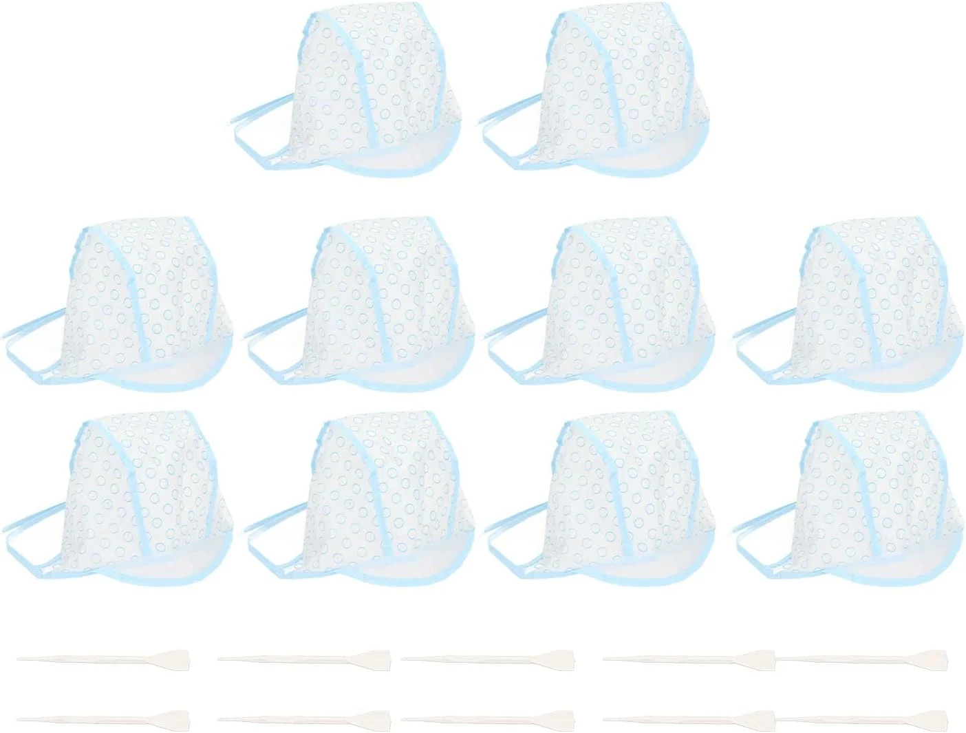 مجموعه 10 عددی کلاه مش مو یکبار مصرف رنگ آمیزی مش کلاه رنگ مو برای استفاده در سالن و منزل لوازم رنگ آمیزی مش مو مجموعه 10 عددی کلاه مش مو یکبار مصرف رنگ آمیزی مش کلاه رنگ مو برای استفاده در سالن و منزل لوازم رنگ آمیزی مش مو