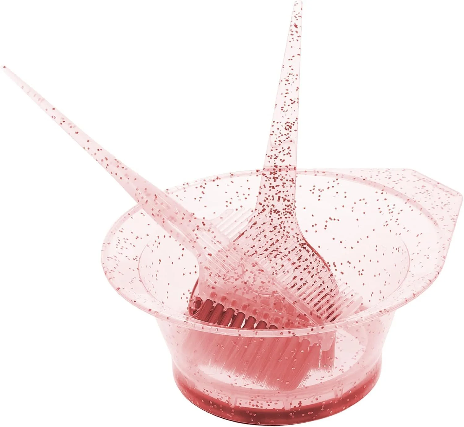 ست رنگ مو KASTWAVE شامل یک عدد کاسه مدرج ضخیم و یک عدد برس رنگ مو با الیاف نرم و منعطف - مناسب برای استفاده در منزل و سالن