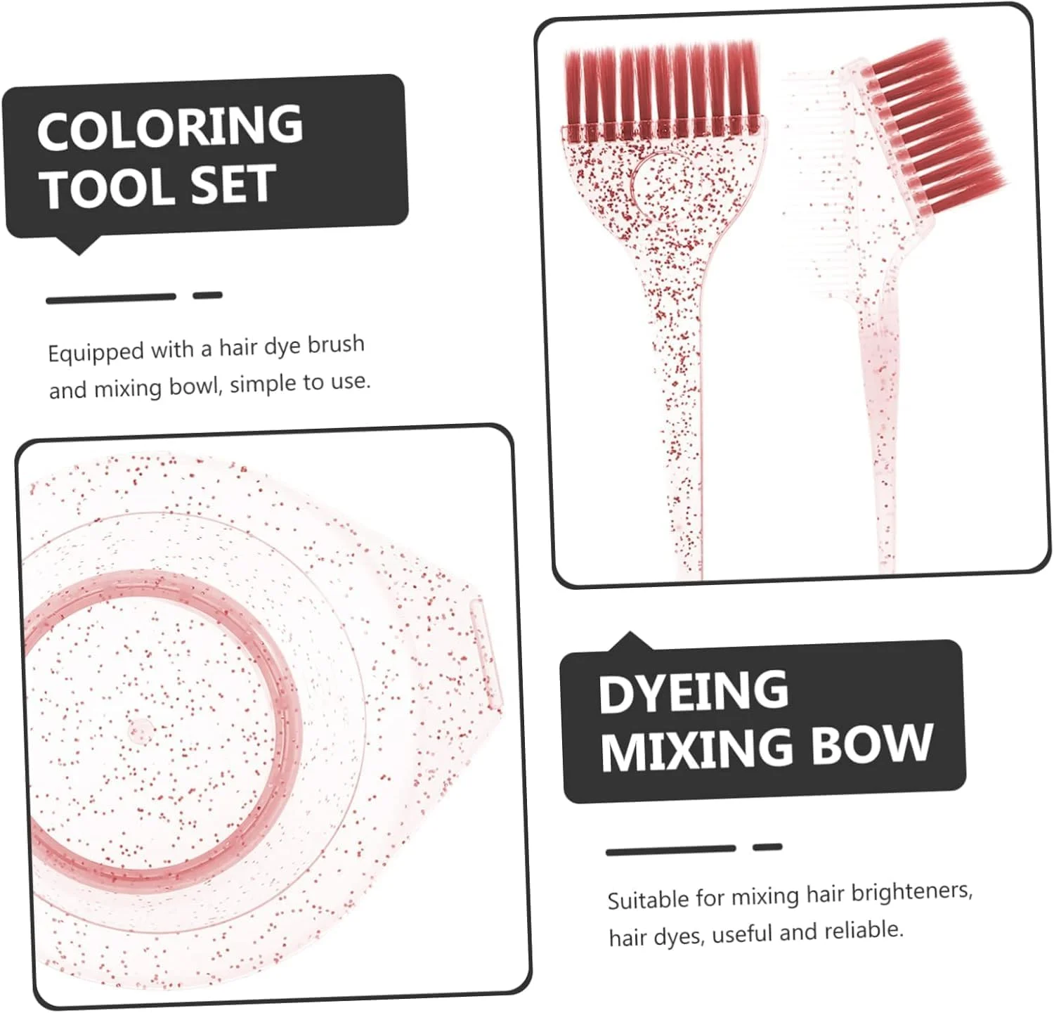 ست رنگ مو KASTWAVE شامل یک عدد کاسه مدرج ضخیم و یک عدد برس رنگ مو با الیاف نرم و منعطف - مناسب برای استفاده در منزل و سالن ست رنگ مو KASTWAVE شامل یک عدد کاسه مدرج ضخیم و یک عدد برس رنگ مو با الیاف نرم و منعطف - مناسب برای استفاده در منزل و سالن