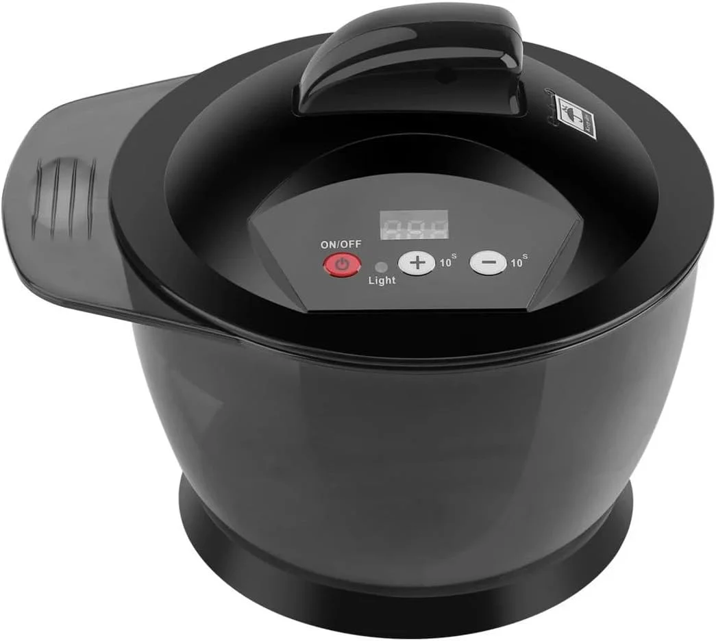 میکسر برقی کرم مو کاسه مخلوط کن اتوماتیک با نمایشگر LCD و USB برای رنگ مو