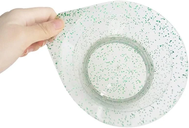 lasenersm 3 عدد کاسه رنگ مو کاسه اکلیلی رنگ مو کاسه مخلوط رنگ مو پلاستیکی کاسه گرد برای استفاده در خانه و سالن، چند رنگ