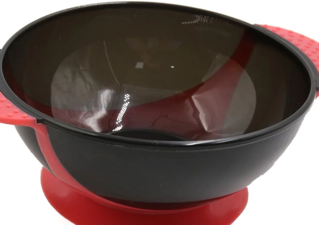 کاسه مخلوط رنگ مو پلاستیکی لاستیکی صورتی Ruilogod ابزار حرفه ای برای رنگ کردن و حالت دادن مو کاسه مخلوط رنگ مو پلاستیکی لاستیکی صورتی Ruilogod ابزار حرفه ای برای رنگ کردن و حالت دادن مو