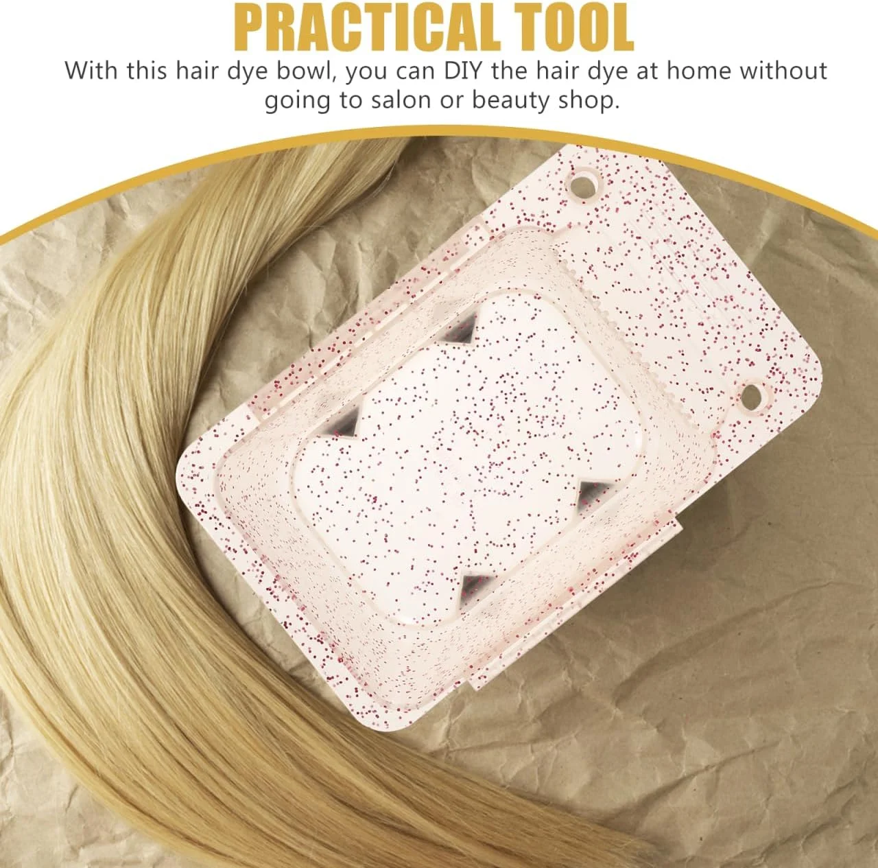 کاسه مخلوط رنگ مو FOMIYES برای استفاده آسان رنگ مو در خانه و سالن