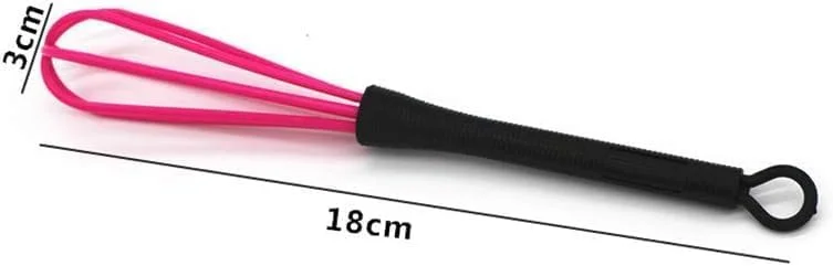 یک عدد همزن کرم رنگ مو پلاستیکی در 6 رنگ تصادفی، ابزار آرایشگری و مراقبت از مو، کاسه های مخلوط رنگ مو