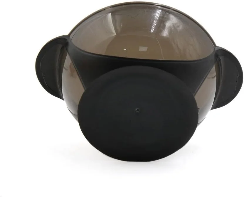 کاسه‌های مخلوط رنگ مو پلاستیکی لاستیکی مشکی Ruilogod ابزار حرفه‌ای رنگ‌آمیزی