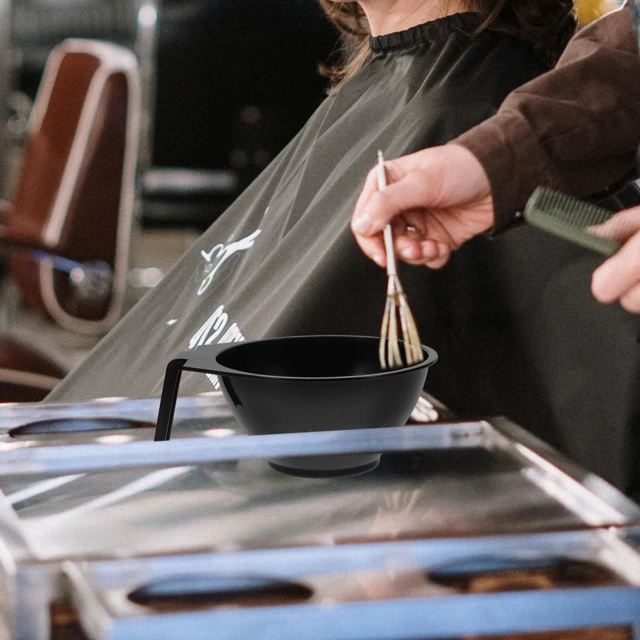 مجموعه ۵ عددی کاسه ترکیب رنگ مو کالارون، لوازم جانبی رنگ مو، ابزار رنگ کردن مو، کاسه های رنگ آمیزی مو، کاسه های ترکیب رنگ مو، رنگ تصادفی PP