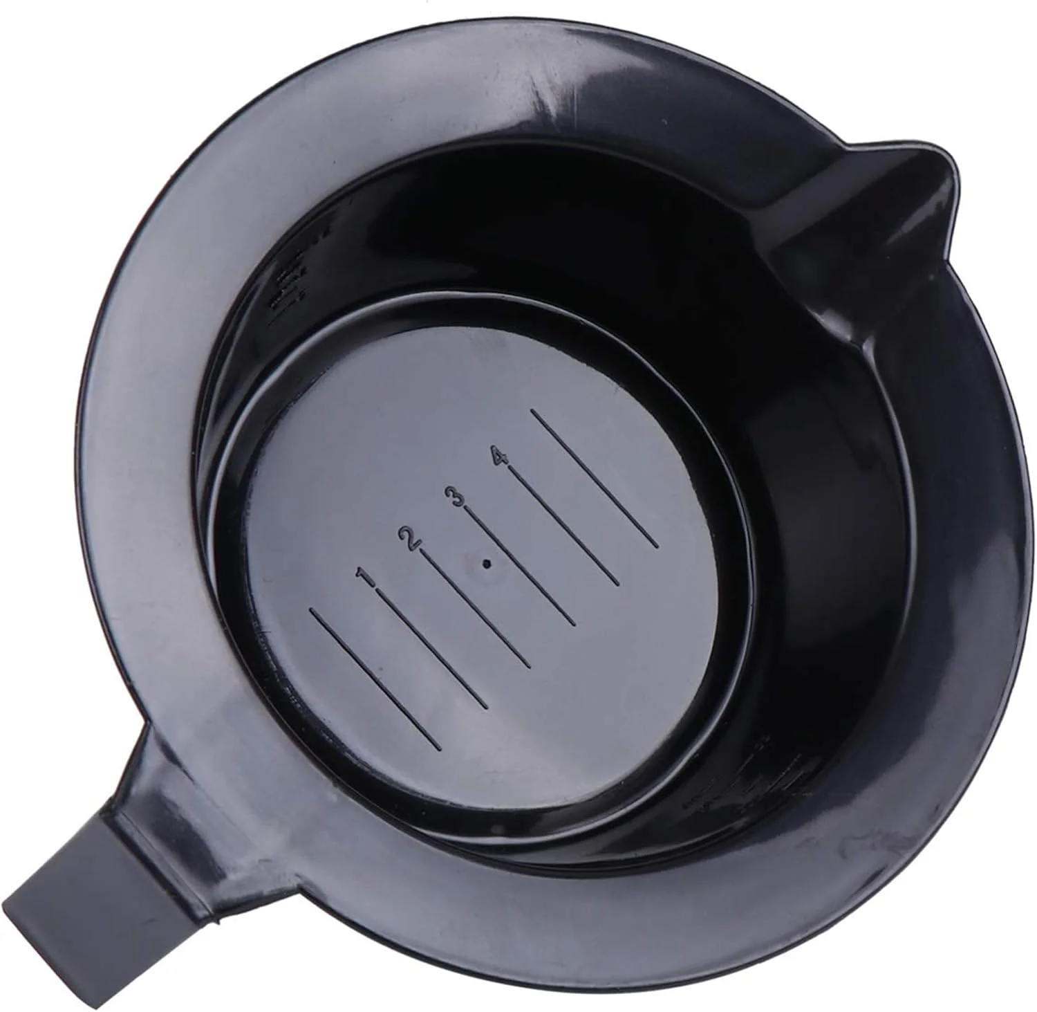 کاسه رنگ مو حرفه ای سالن آرایش و اسپا با دسته، بسته 5 عددی