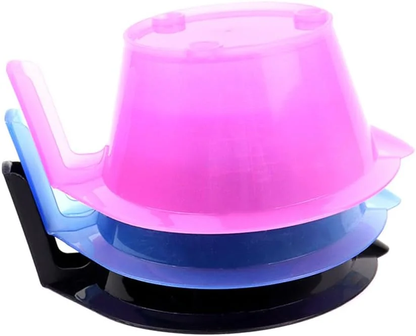 lasenersm دو عدد کاسه رنگ مو، کاسه رنگ مو، کاسه مخلوط رنگ پلاستیکی، کاسه اپلیکاتور رنگ، ابزار رنگ آمیزی مو برای سالن منزل (مشکی) lasenersm دو عدد کاسه رنگ مو، کاسه رنگ مو، کاسه مخلوط رنگ پلاستیکی، کاسه اپلیکاتور رنگ، ابزار رنگ آمیزی مو برای سالن منزل (مشکی)