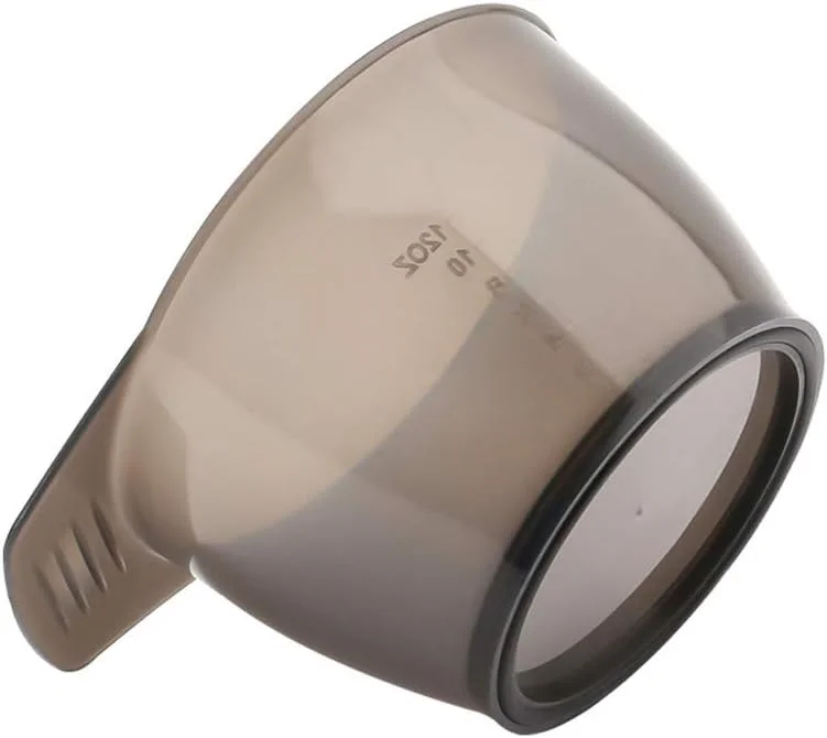 کاسه رنگ مو لاسنرس‌ام، 4 عدد، کاسه رنگ کردن مو، کاسه مخلوط کردن رنگ مو پلاستیکی، کاسه اپلیکاتور رنگ، ابزار رنگ کردن مو برای سالن منزل، مشکی شفاف