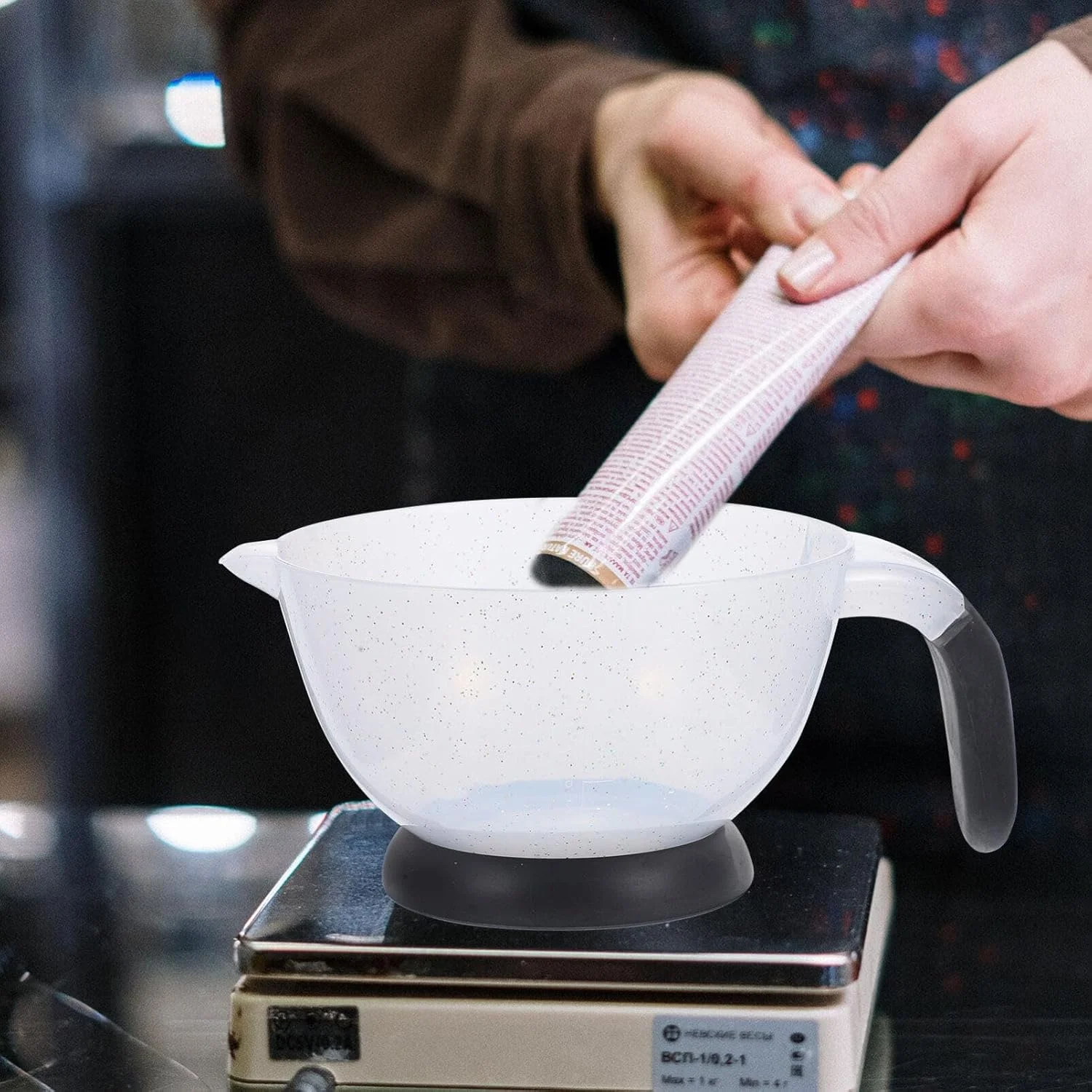 ظرف رنگ مو Beaupretty، 2 عدد کاسه رنگ مو، کاسه های مخلوط رنگ مو با دسته، مناسب برای درمان های روغنی DIY در آرایشگاه، کاسه های مخلوط مو ظرف رنگ مو Beaupretty، 2 عدد کاسه رنگ مو، کاسه های مخلوط رنگ مو با دسته، مناسب برای درمان های روغنی DIY در آرایشگاه، کاسه های مخلوط مو