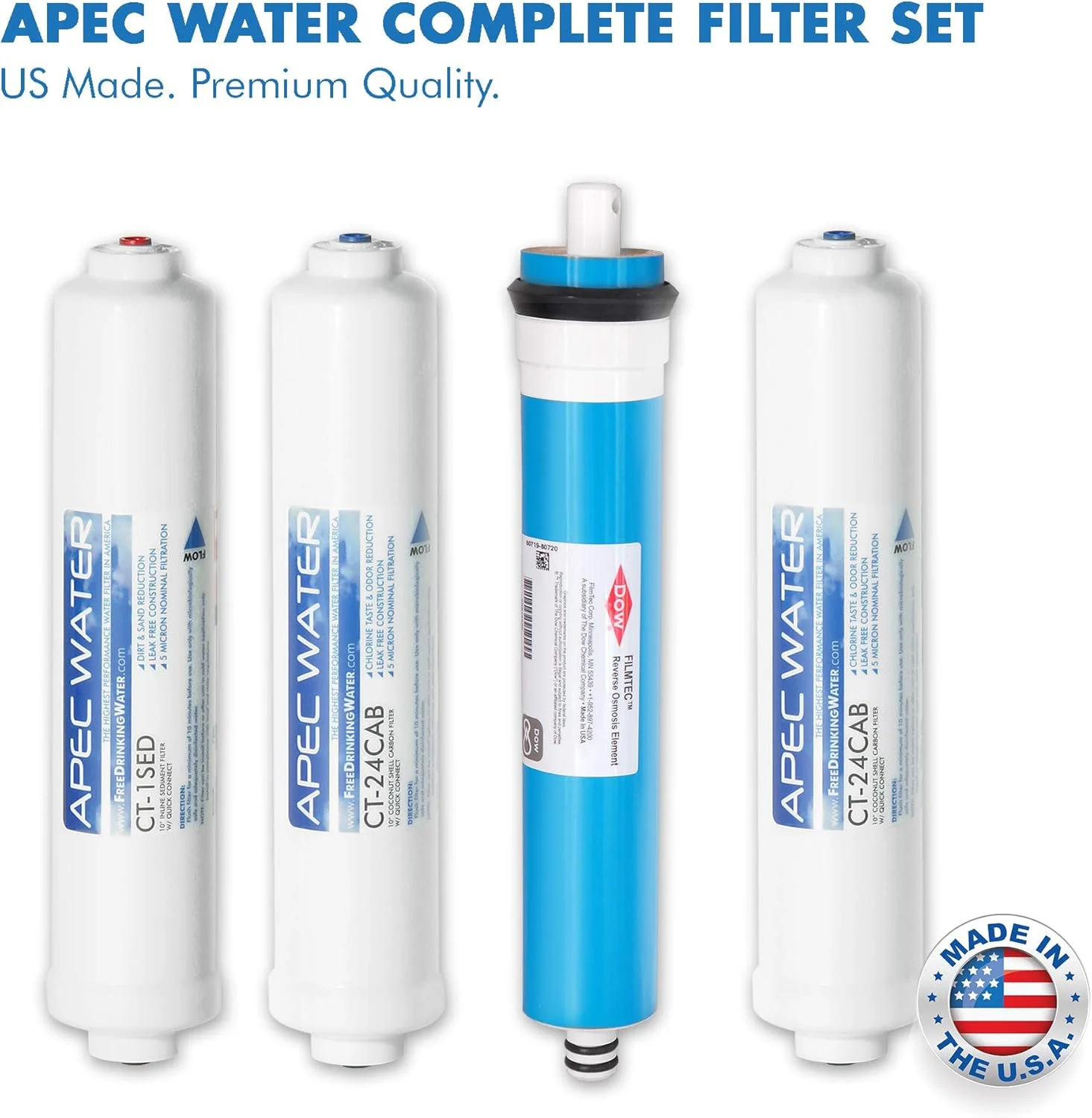 سیستم تصفیه آب اسمز معکوس زیر سینکی APEC مدل RO-QUICK90 Ultimate Supreme Compact با فیلترهای تعویض آسان اتصال سریع، سفید سیستم تصفیه آب اسمز معکوس زیر سینکی APEC مدل RO-QUICK90 Ultimate Supreme Compact با فیلترهای تعویض آسان اتصال سریع، سفید