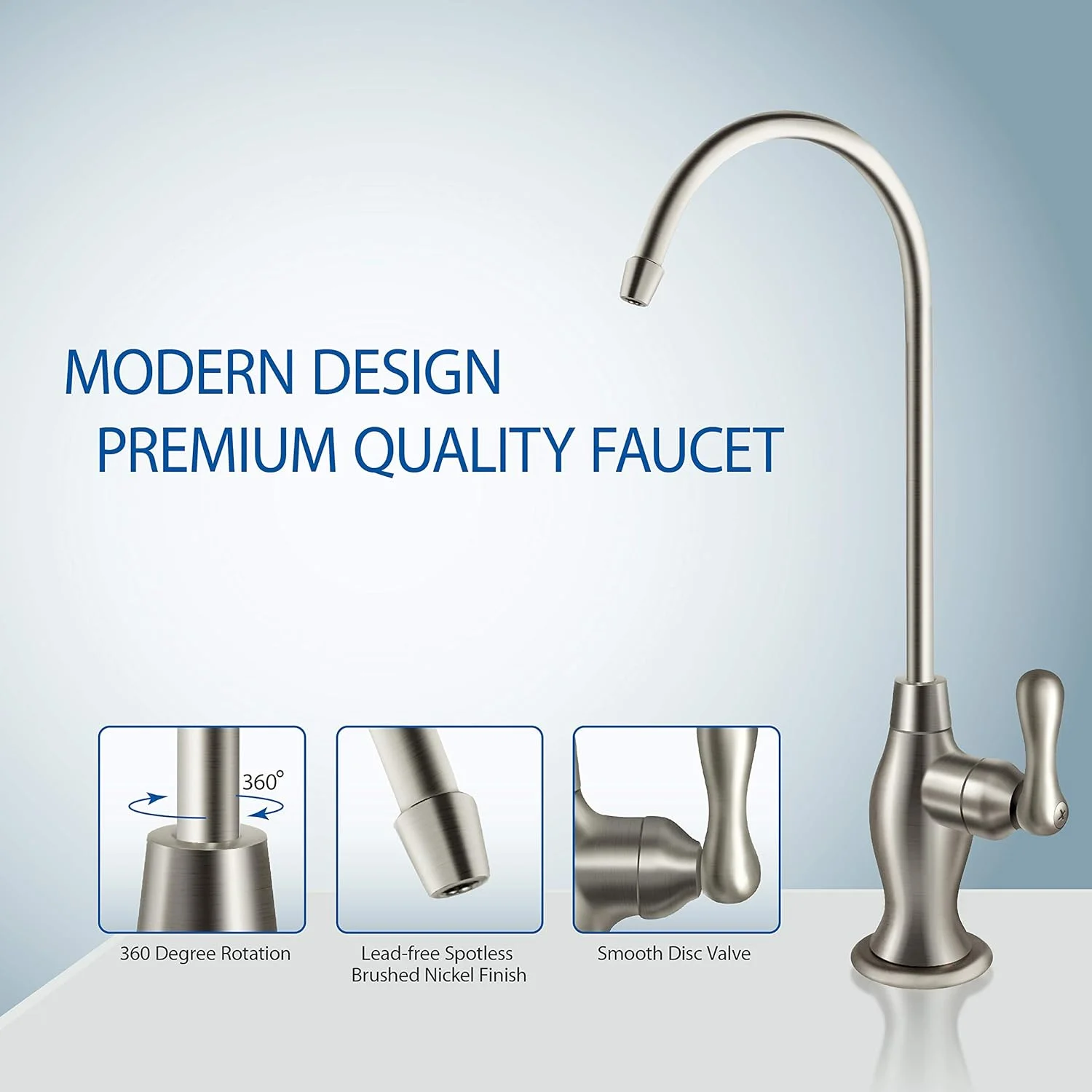 سیستم تصفیه آب اسمز معکوس APEC Water Systems Ultimate RO-Hi با خروجی بالا، جریان سریع و فوق ایمن، 90 گالن در روز سیستم تصفیه آب اسمز معکوس APEC Water Systems Ultimate RO-Hi با خروجی بالا، جریان سریع و فوق ایمن، 90 گالن در روز