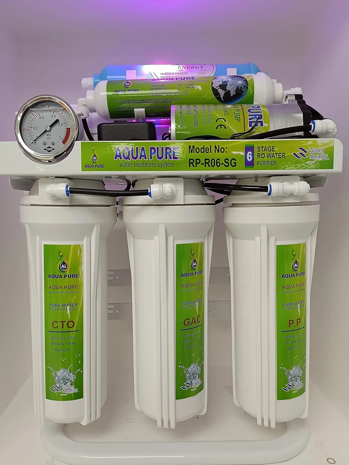 دستگاه تصفیه آب 6 مرحله ای آکوا پیور برای آشامیدن دستگاه تصفیه آب 6 مرحله ای آکوا پیور برای آشامیدن