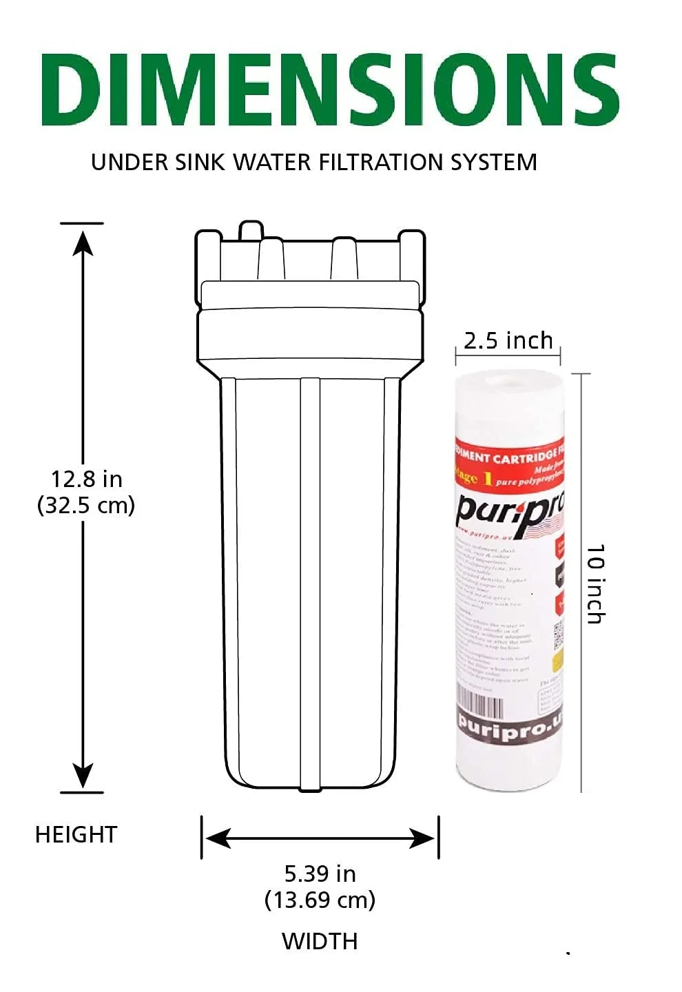 پوری پرو - فیلتر آب آشامیدنی تک مرحله ای آکوا شفاف پوری پرو - فیلتر آب آشامیدنی تک مرحله ای آکوا شفاف