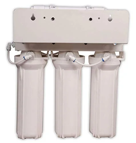 دستگاه تصفیه آب 5 مرحله ای آکواپور، نصب زیر سینک و دیواری با اشعه ماوراء بنفش (بدون تغییر طعم، بدون پساب و بدون اسمز معکوس) 35 لیتر