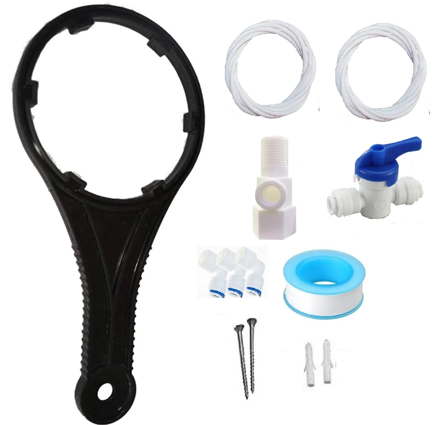 دستگاه تصفیه آب 5 مرحله ای آکواپور، نصب زیر سینک و دیواری با اشعه ماوراء بنفش (بدون تغییر طعم، بدون پساب و بدون اسمز معکوس) 35 لیتر