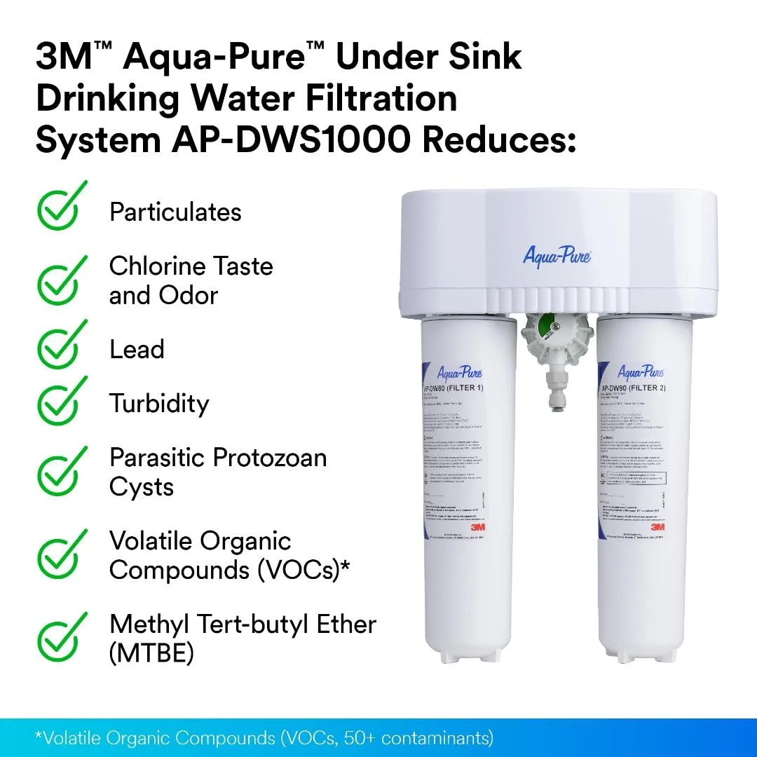 سیستم فیلتراسیون آب زیر سینکی Aqua-Pure 3M - مدل AP-DWS1000