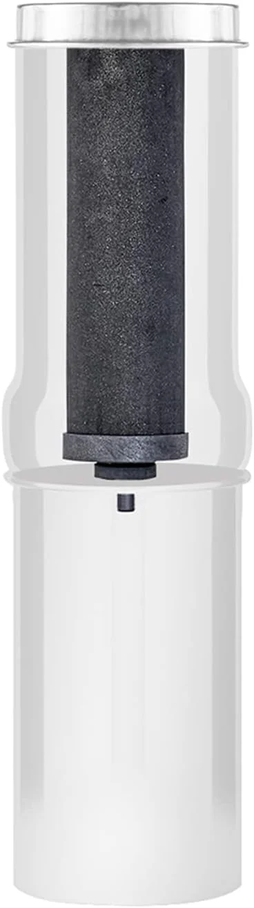 کیت تصفیه آب برکی Go با سیستم تصفیه آب جاذبه ای 1 کوارت، قمقمه ورزشی و پرایمر مشکی