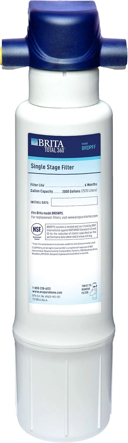 سیستم تصفیه آب زیر سینکی Brita Total360 مدل BRDPFS، سفید