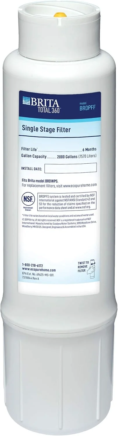 سیستم تصفیه آب زیر سینکی Brita Total360 مدل BRDPFS، سفید