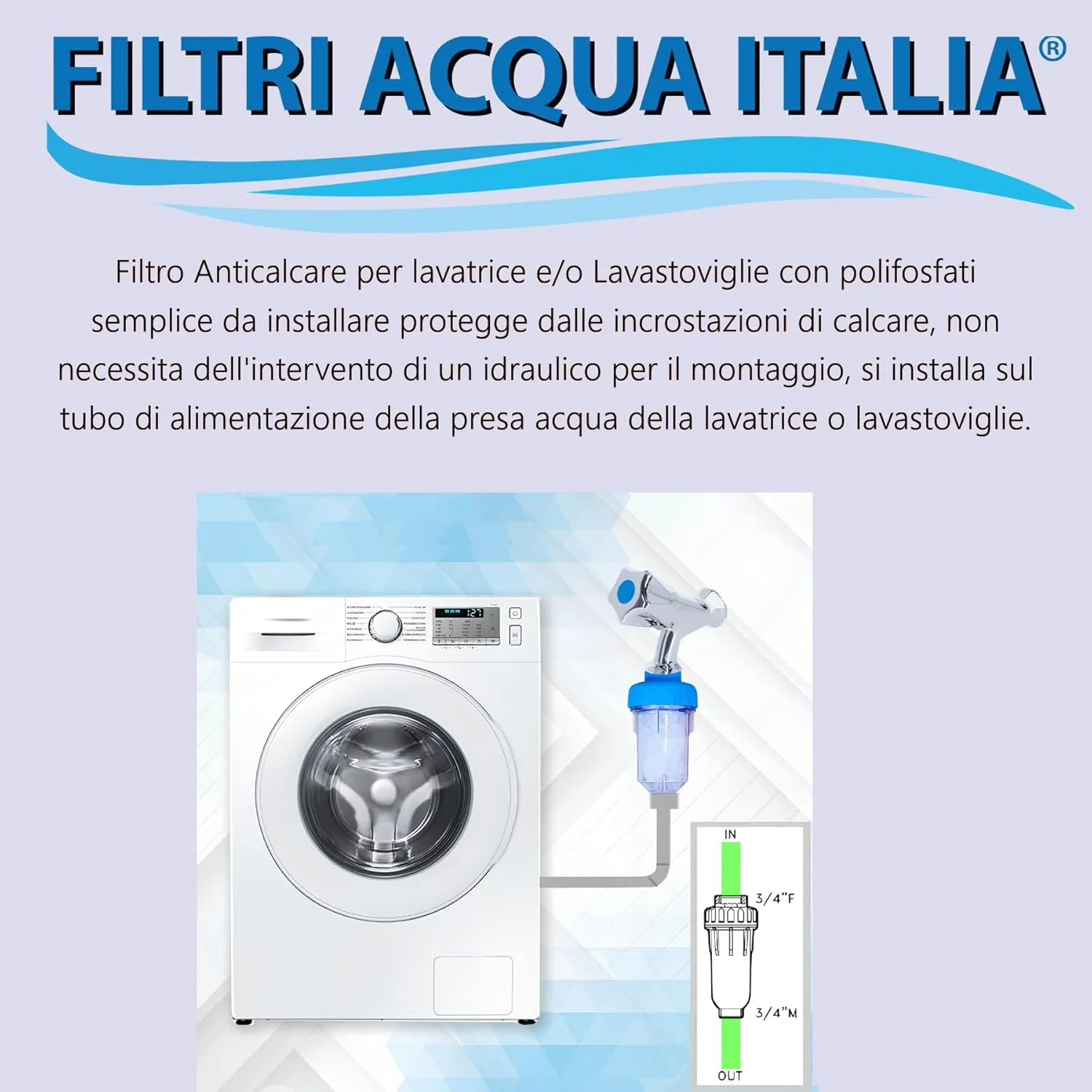 فیلتر پلی فسفات ماشین ظرفشویی برای جلوگیری از رسوب آهک