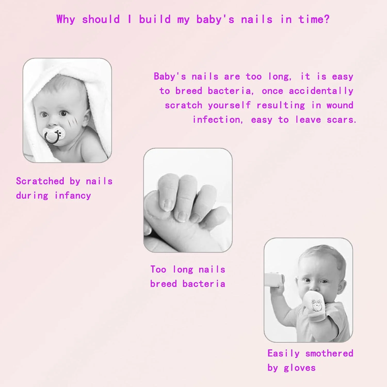 ست مانیکور ناخن برقی کودک، سوهان ناخن چند منظوره با باتری، ست ایمن ناخن گیر کودک برای نظافت نوزاد و کودک نوپا، صورتی (باتری شامل نمی شود) ست مانیکور ناخن برقی کودک، سوهان ناخن چند منظوره با باتری، ست ایمن ناخن گیر کودک برای نظافت نوزاد و کودک نوپا، صورتی (باتری شامل نمی شود)
