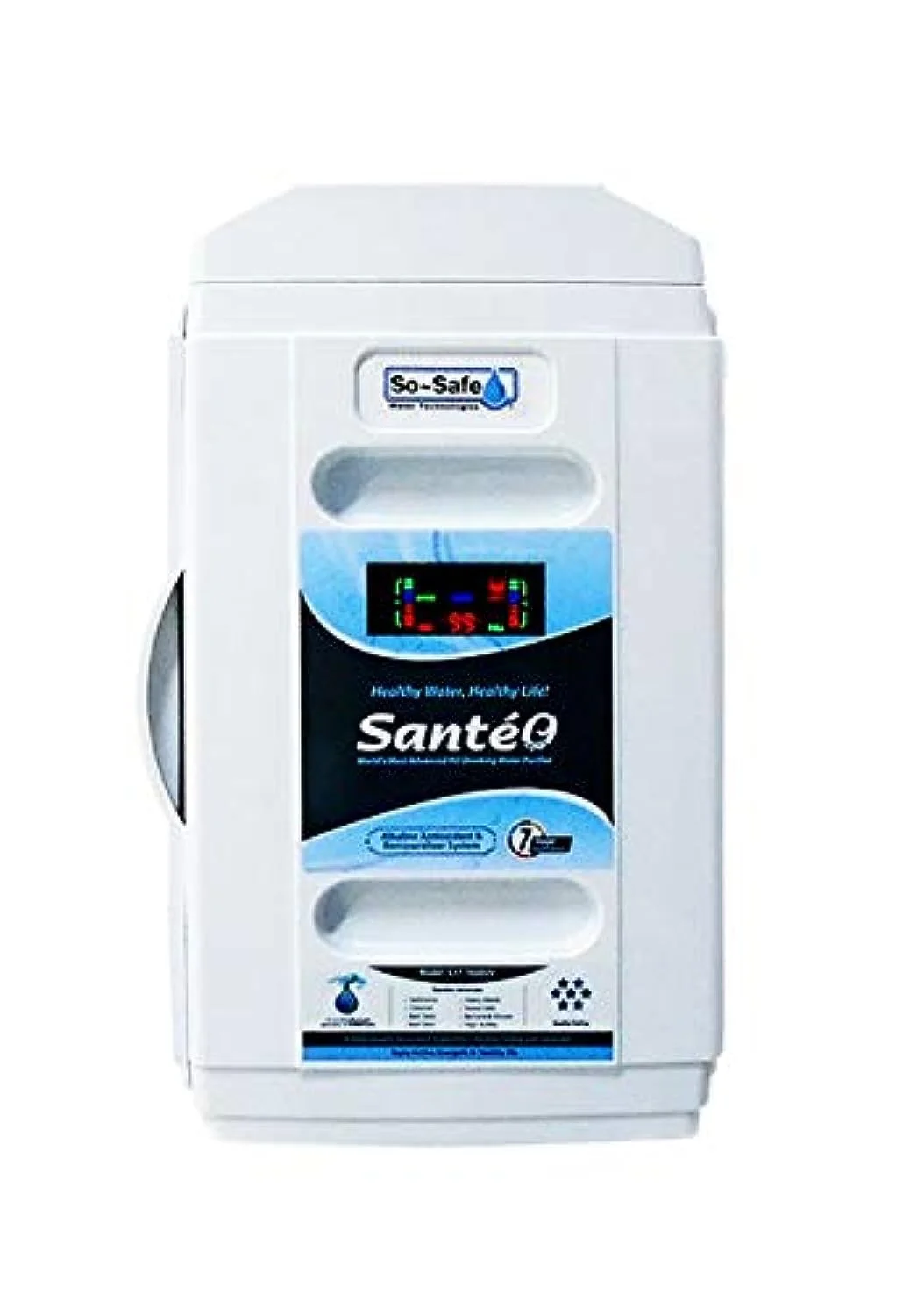 دستگاه تصفیه آب معدنی 7 مرحله ای So-Safe Santeo RO + UV | فیلتر آب آشامیدنی زیر سینکی | حذف TDS و آلاینده ها | آب سالم و بهداشتی برای خانه