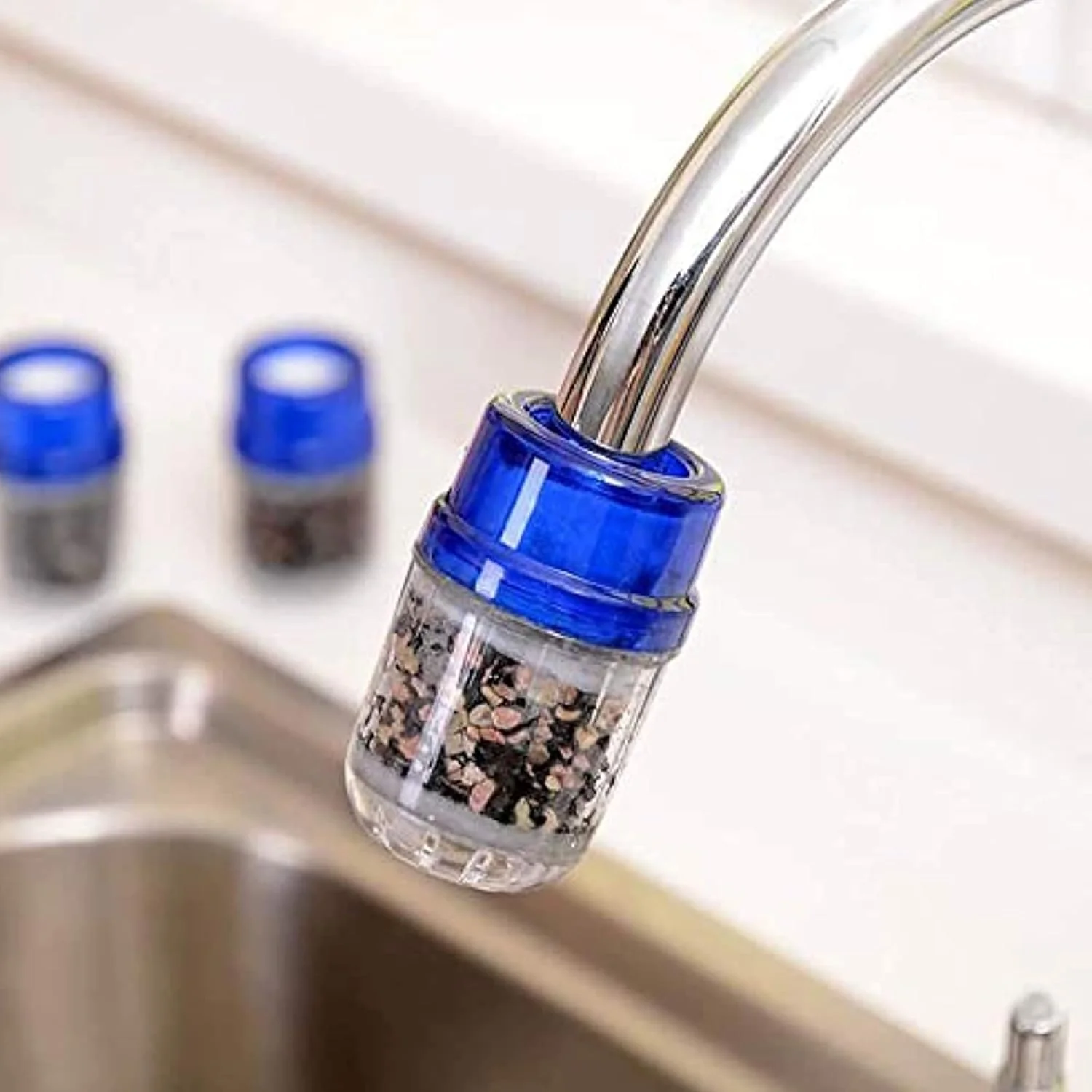 شیر تصفیه آب آشپزخانه Sulfar، فیلتر شیر کربن فعال برای آب آشامیدنی تمیز، اتصال سینک خانگی - آبی شیر تصفیه آب آشپزخانه Sulfar، فیلتر شیر کربن فعال برای آب آشامیدنی تمیز، اتصال سینک خانگی - آبی