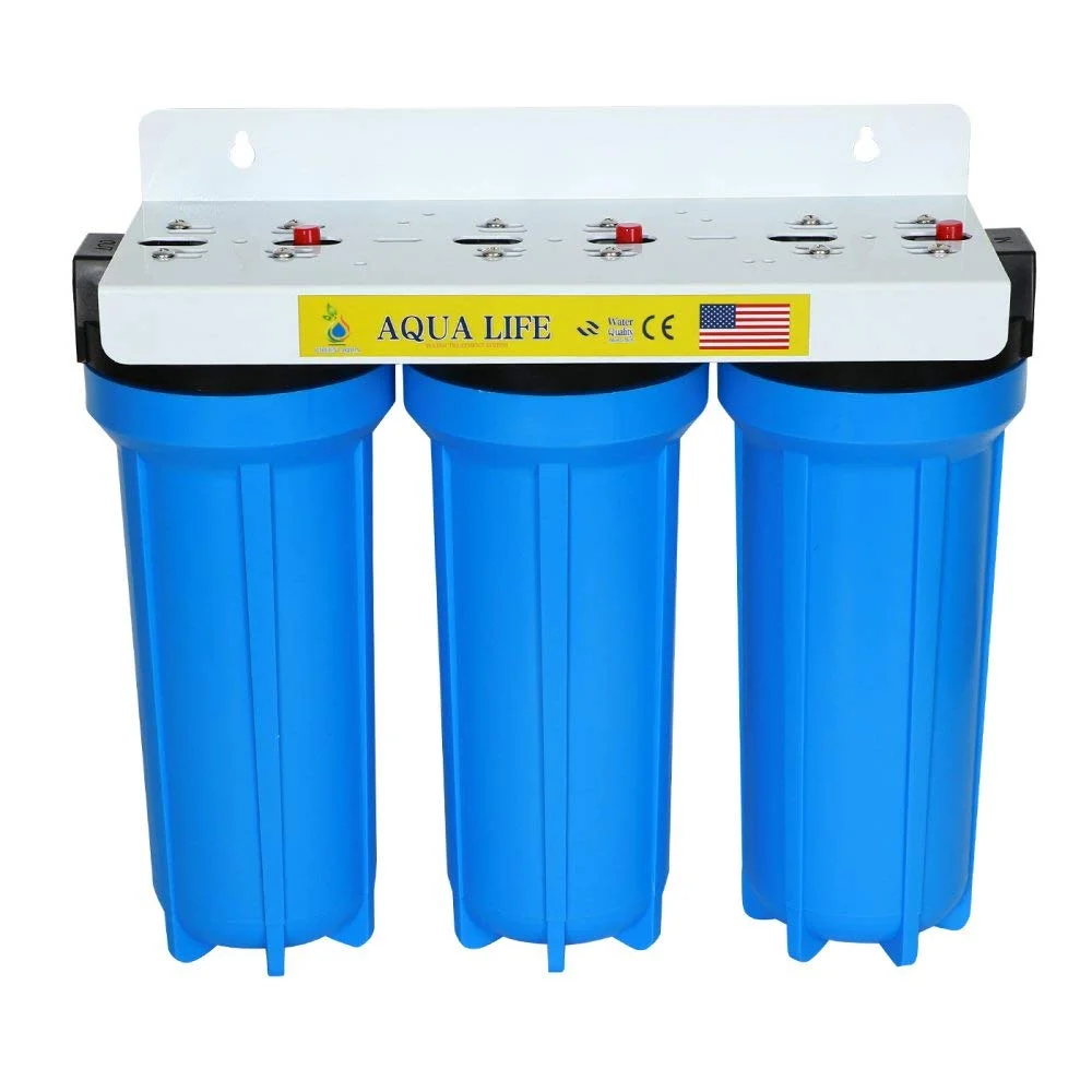 دستگاه تصفیه آب خانگی سه مرحله ای آکوا لایف با فیلترهای PP، GAC و CTO دستگاه تصفیه آب خانگی سه مرحله ای آکوا لایف با فیلترهای PP، GAC و CTO