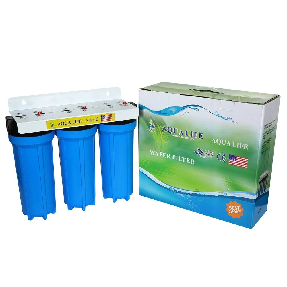 دستگاه تصفیه آب خانگی سه مرحله ای آکوا لایف با فیلترهای PP، GAC و CTO دستگاه تصفیه آب خانگی سه مرحله ای آکوا لایف با فیلترهای PP، GAC و CTO
