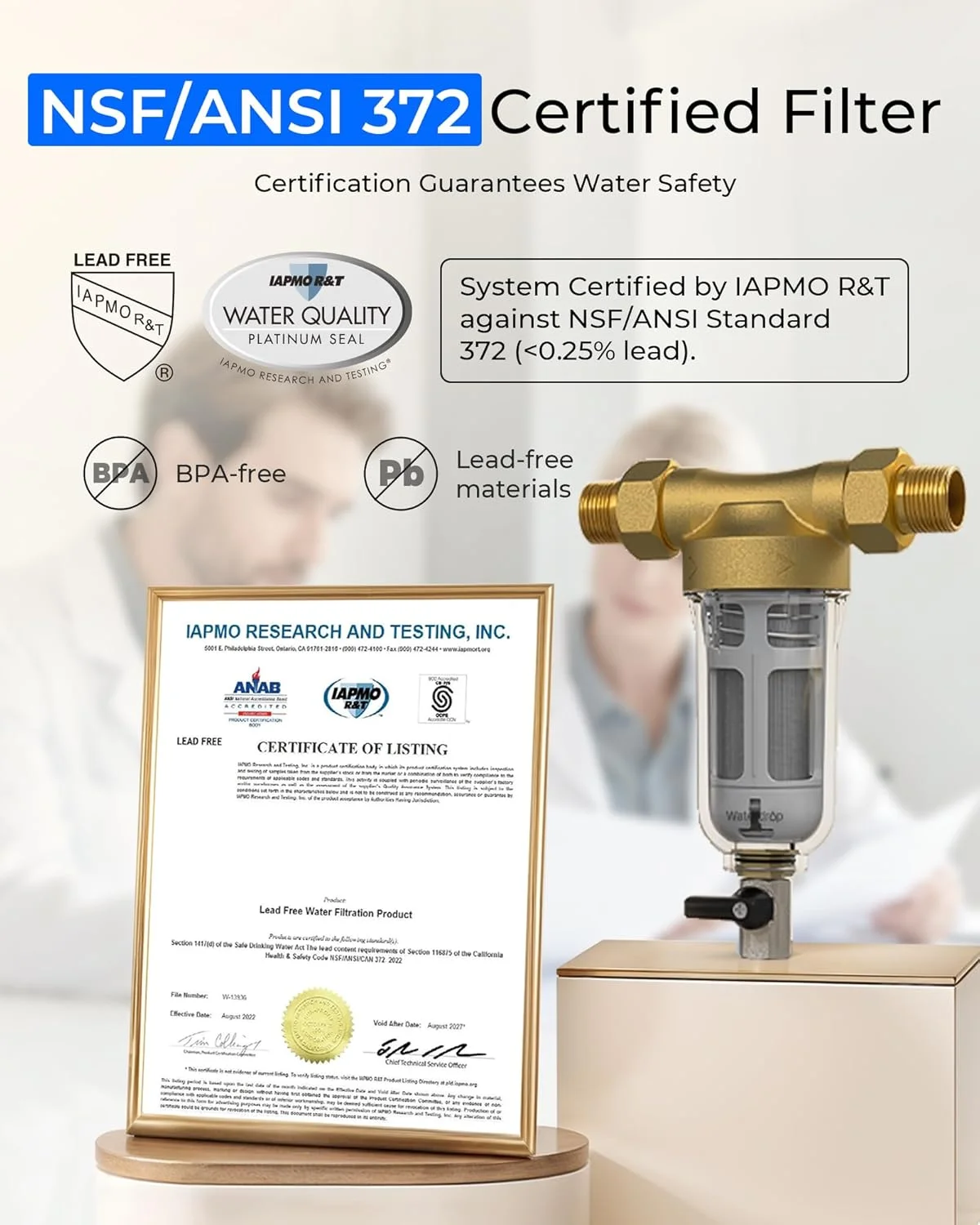 فیلتر رسوب گیر چرخشی Waterdrop - سیستم پیش تصفیه کل خانه، 50 میکرون، 2.5 سانتی متر MNPT + 1.9 سانتی متر FNPT، تله زنگ زدگی، گرد و غبار، شن و ماسه، بدون BPA، آلیاژ مولیبدن 316L سنگین... فیلتر رسوب گیر چرخشی Waterdrop - سیستم پیش تصفیه کل خانه، 50 میکرون، 2.5 سانتی متر MNPT + 1.9 سانتی متر FNPT، تله زنگ زدگی، گرد و غبار، شن و ماسه، بدون BPA، آلیاژ مولیبدن 316L سنگین...