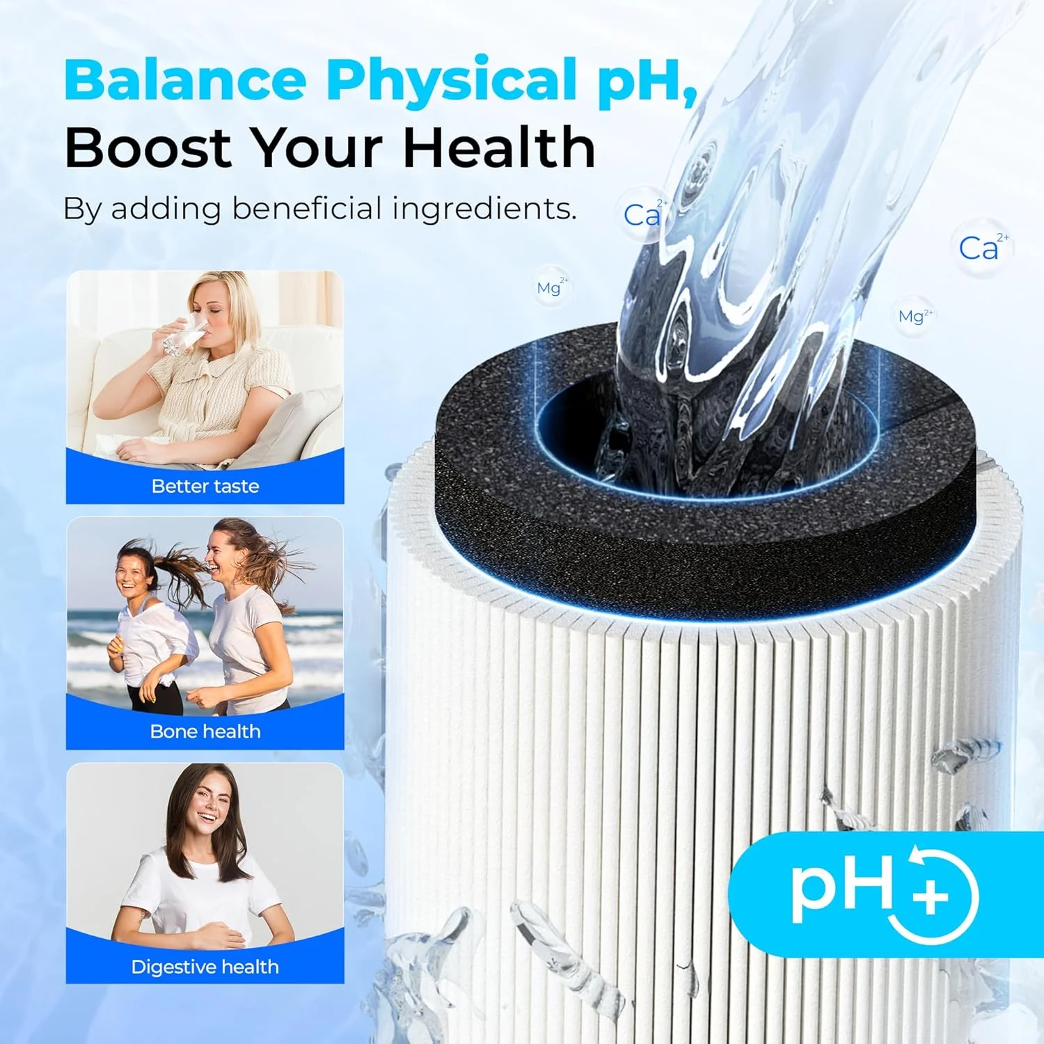 فیلتر آب زیر سینکی واتر دراپ TSB-ALK با ظرفیت بالا و 8 لایه، کاهش دهنده PFAS، PFOA/PFOS، فلوراید، کلر، طعم و بوی نامطبوع، به همراه شیر اختصاصی فیلتر آب زیر سینکی واتر دراپ TSB-ALK با ظرفیت بالا و 8 لایه، کاهش دهنده PFAS، PFOA/PFOS، فلوراید، کلر، طعم و بوی نامطبوع، به همراه شیر اختصاصی