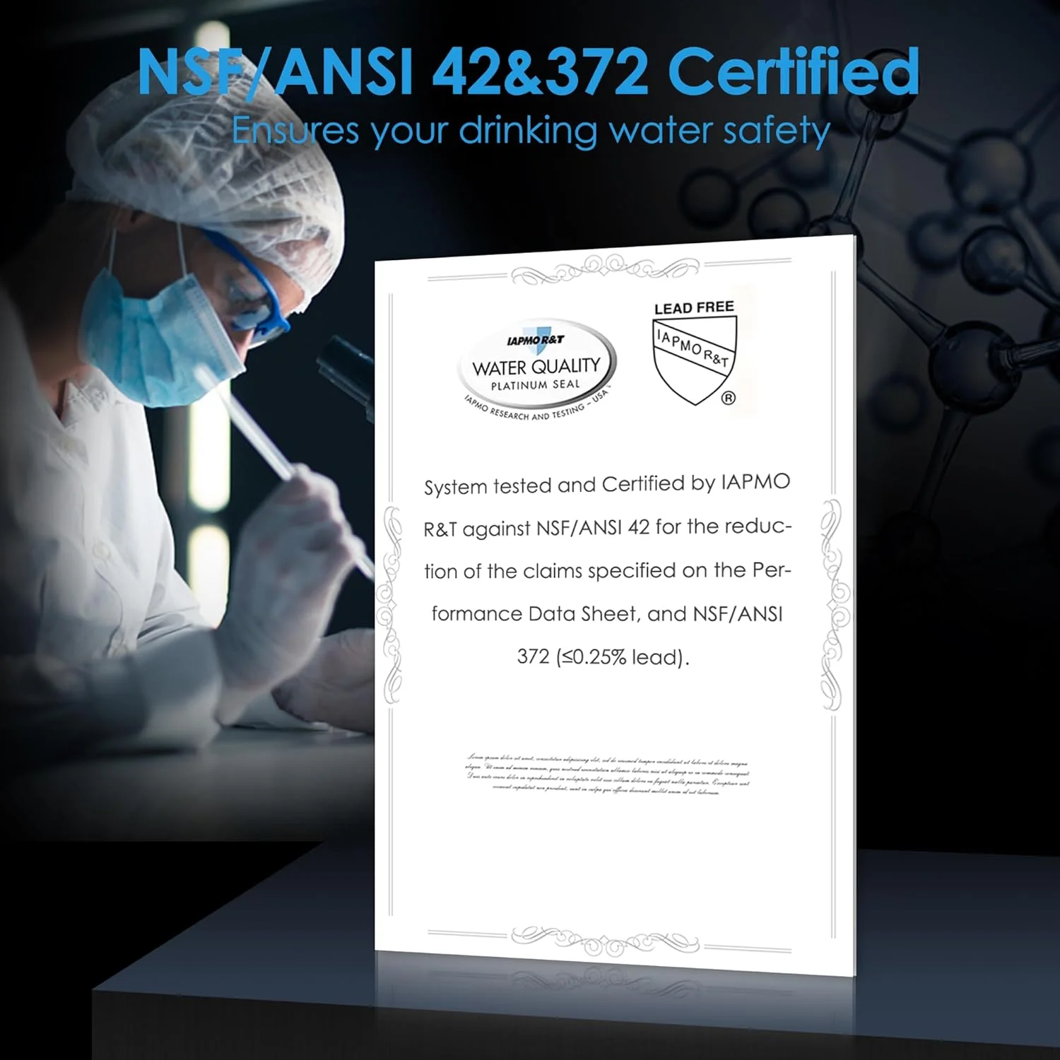 فیلتر آب زیر سینکی Waterdrop AS13، سیستم فیلتراسیون آب زیر سینکی بدون نیاز به سوراخکاری، کاهش دهنده PFAS، PFOA/PFOS، سیستم فیلتر آب زیر سینکی 6 مرحله ای استیل ضد زنگ فیلتر آب زیر سینکی Waterdrop AS13، سیستم فیلتراسیون آب زیر سینکی بدون نیاز به سوراخکاری، کاهش دهنده PFAS، PFOA/PFOS، سیستم فیلتر آب زیر سینکی 6 مرحله ای استیل ضد زنگ