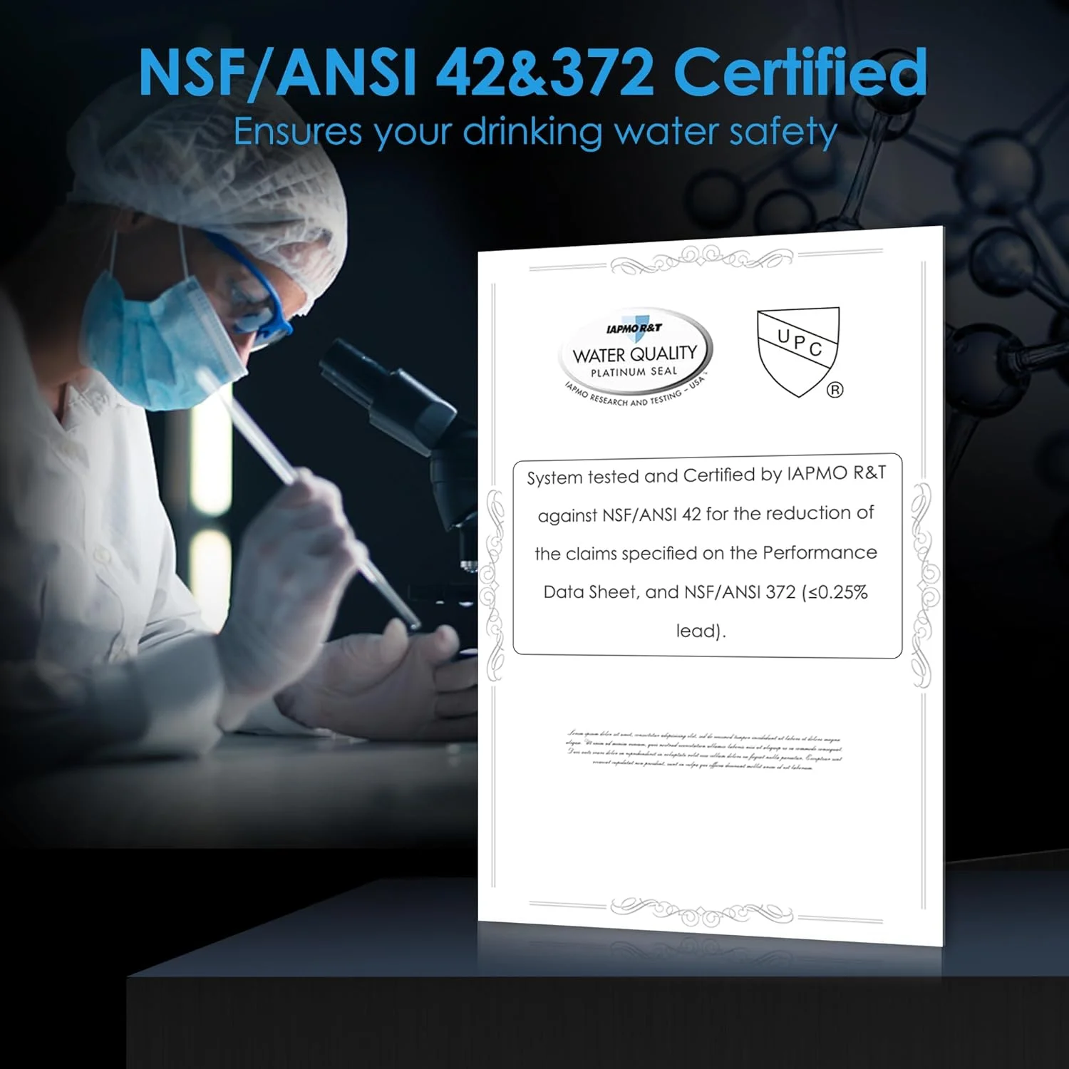 فیلتر آب زیر سینکی Waterdrop AS13، سیستم فیلتراسیون آب زیر سینکی بدون نیاز به سوراخکاری، کاهش دهنده PFAS، PFOA/PFOS، سیستم فیلتر آب زیر سینکی 6 مرحله ای استیل ضد زنگ فیلتر آب زیر سینکی Waterdrop AS13، سیستم فیلتراسیون آب زیر سینکی بدون نیاز به سوراخکاری، کاهش دهنده PFAS، PFOA/PFOS، سیستم فیلتر آب زیر سینکی 6 مرحله ای استیل ضد زنگ