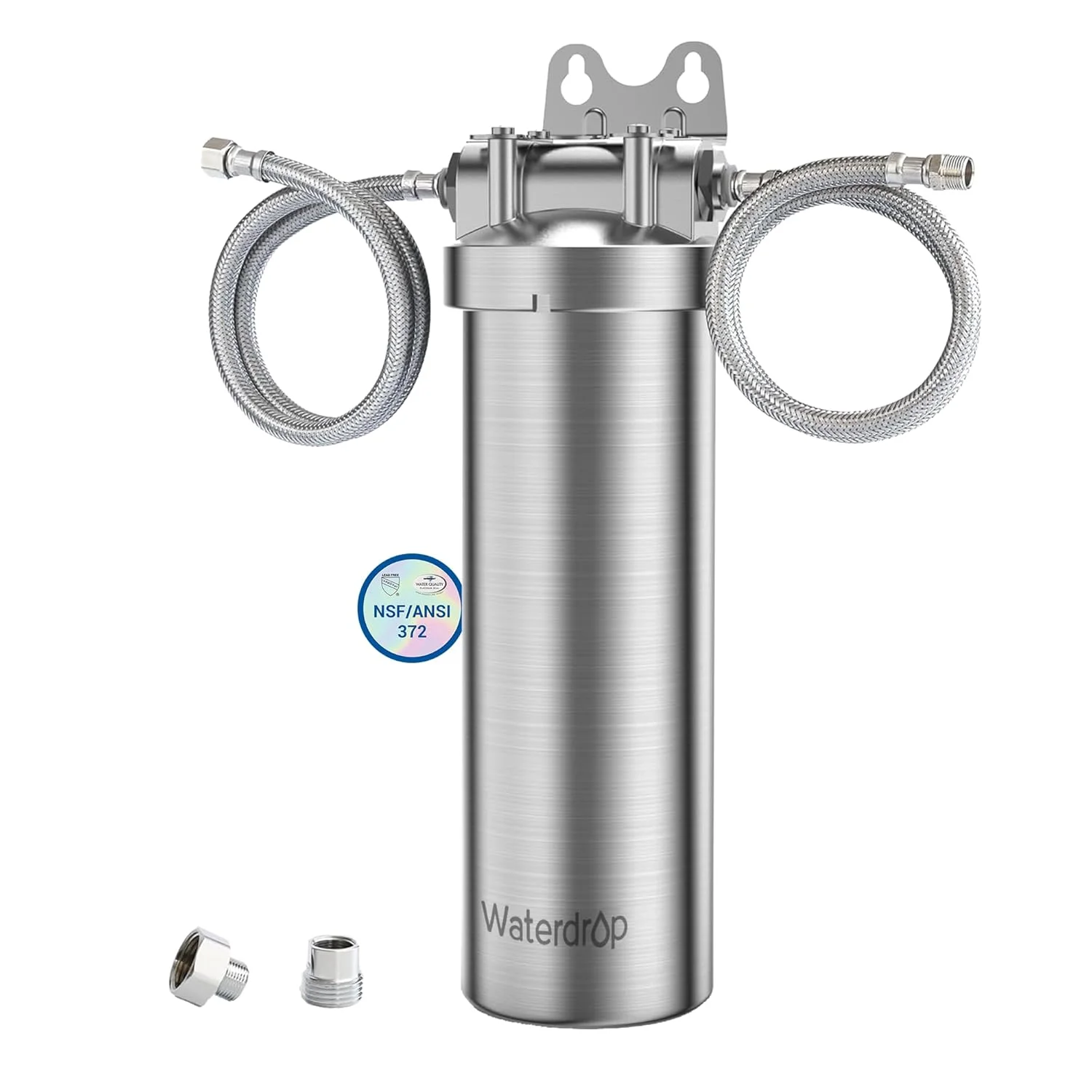 سیستم فیلتر آب زیر سینکی استیل Waterdrop AS08، فیلتر آب زیر سینکی با طول عمر 1 ساله، طول عمر 5 برابر، کاهش کلر، سرب، فلزات سنگین، طعم بد، برس خورده (شامل 1 فیلتر) سیستم فیلتر آب زیر سینکی استیل Waterdrop AS08، فیلتر آب زیر سینکی با طول عمر 1 ساله، طول عمر 5 برابر، کاهش کلر، سرب، فلزات سنگین، طعم بد، برس خورده (شامل 1 فیلتر)