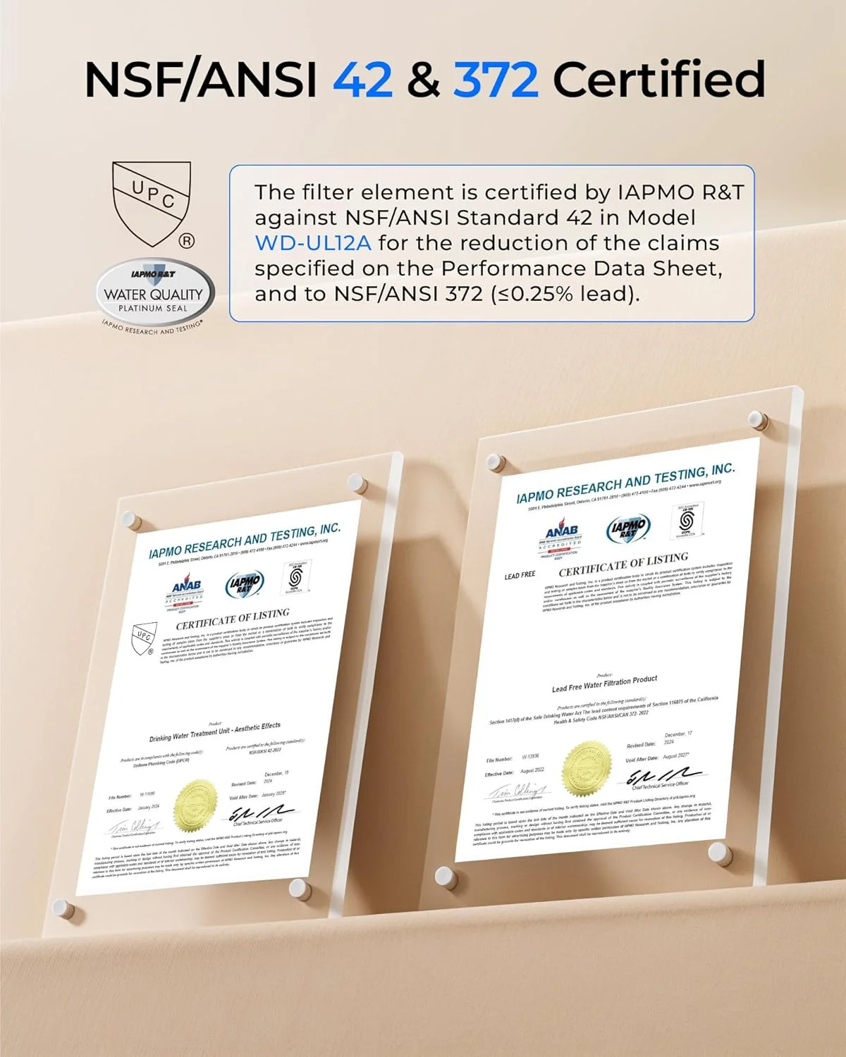 فیلتر آب زیر سینکی Waterdrop 10UA PRO، بدون نیاز به سوراخکاری، یادآوری زمان تعویض، نصب آسان، کاهش سرب، کلر، طعم و بوی نامطبوع، دارای گواهی NSF/ANSI 42، ظرفیت 11000 گالن، TDS را کاهش نمی دهد. فیلتر آب زیر سینکی Waterdrop 10UA PRO، بدون نیاز به سوراخکاری، یادآوری زمان تعویض، نصب آسان، کاهش سرب، کلر، طعم و بوی نامطبوع، دارای گواهی NSF/ANSI 42، ظرفیت 11000 گالن، TDS را کاهش نمی دهد.